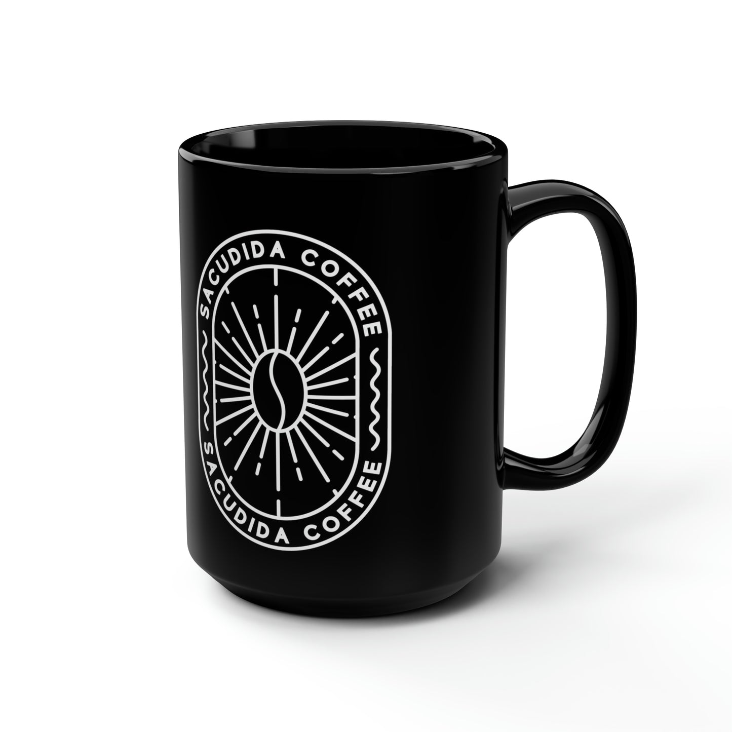 Black Mug, 15oz
