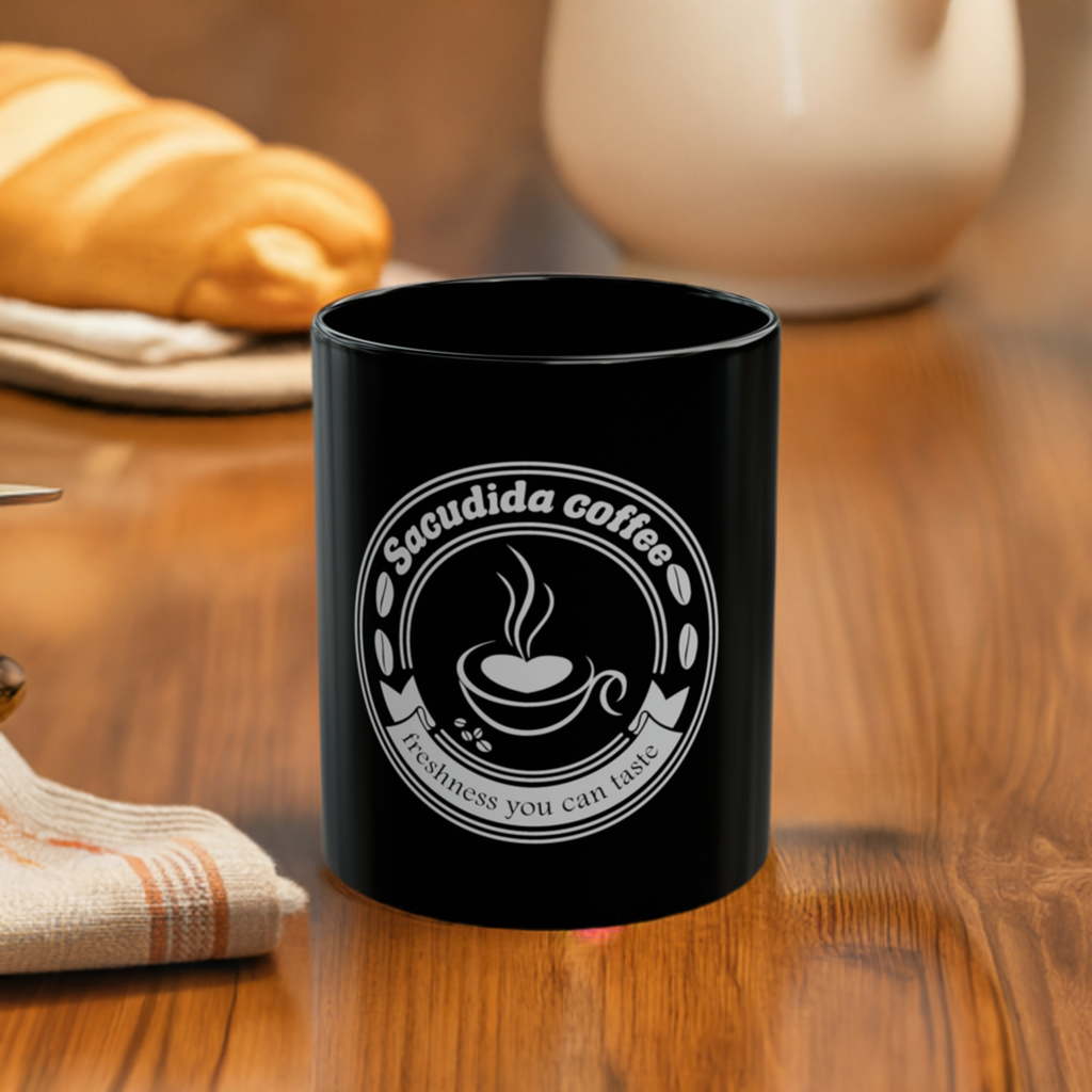 11oz Black Mug